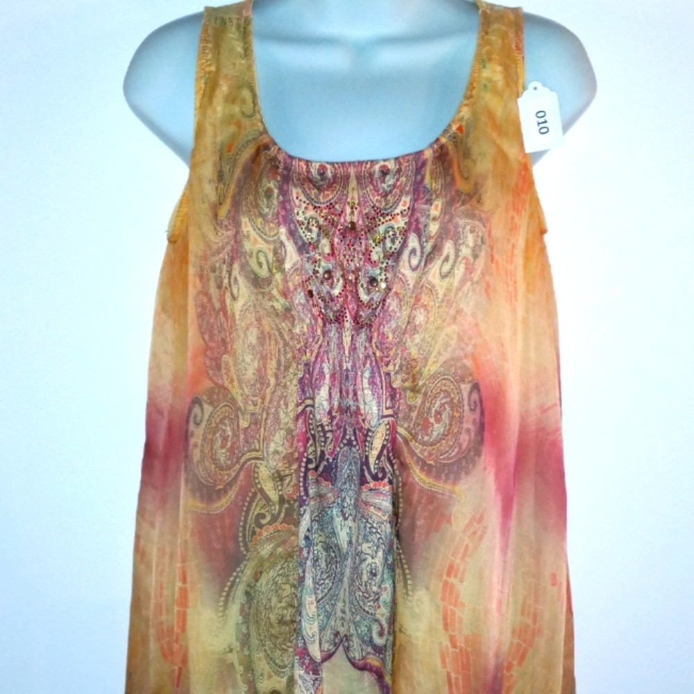 S - ONE WORLD – BLOUSE – ORANGE –